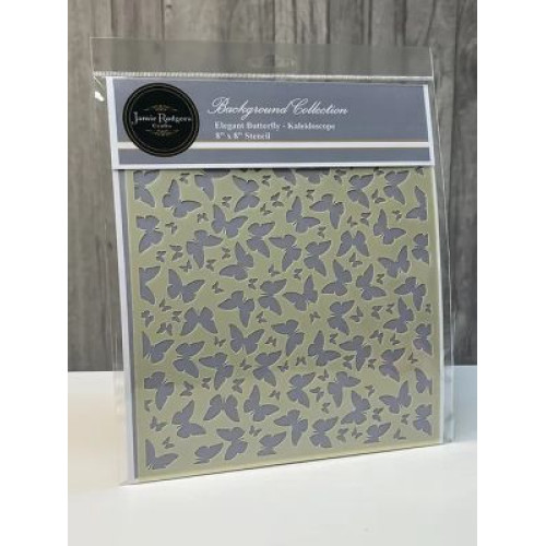 Kaleidoscope - Elegant Butterfly Stencil - by Jamie Rodgers Crafts