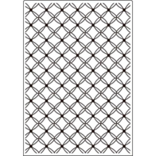 fancy lattice A4 Embossing Folder