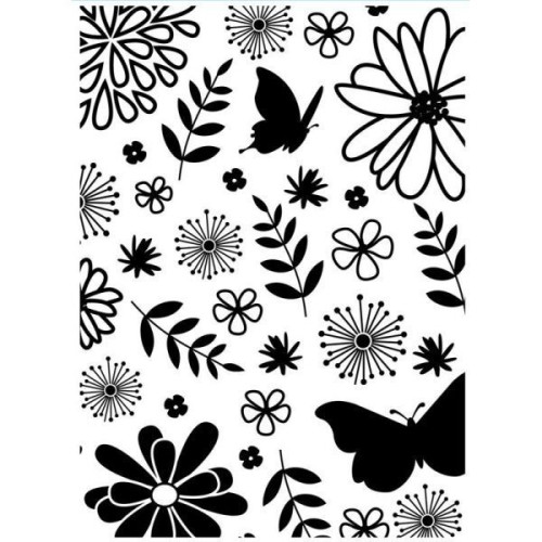 floral - Darice Embossing folder