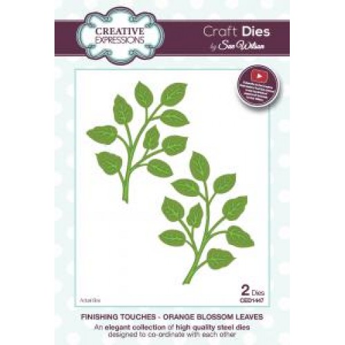 Orange Blossom Leaves - Finishing Touches  Die Collection CED1447