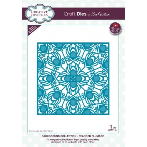 SUE WILSON Creative Expressions BACKGROUND COLLECTION Basketweave CED7114 1 Die 