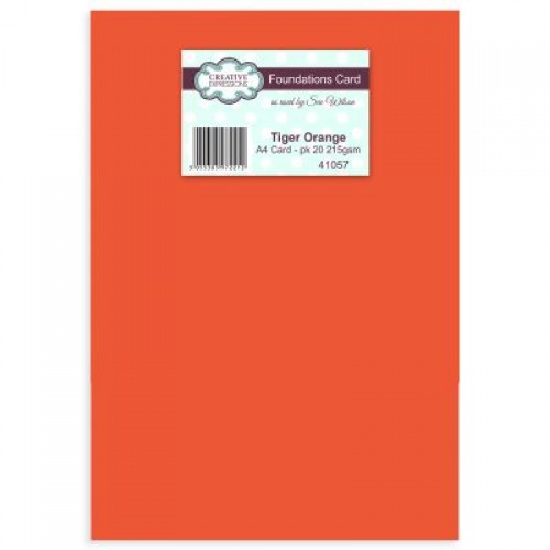 tiger orange - Foundations Card