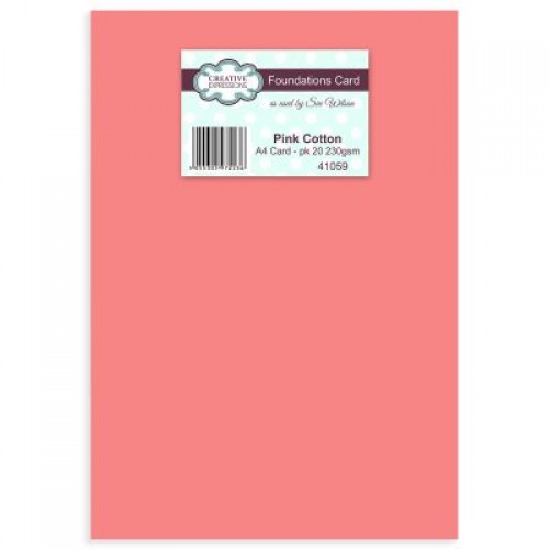 pink cotton - Foundations Card