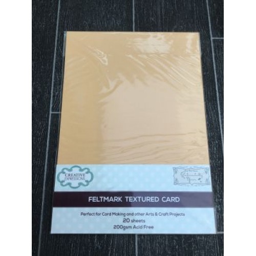 Mango - Feltmark Textured Card TC940