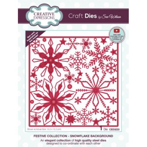 snowflake background - festive collection 2022 ced3233