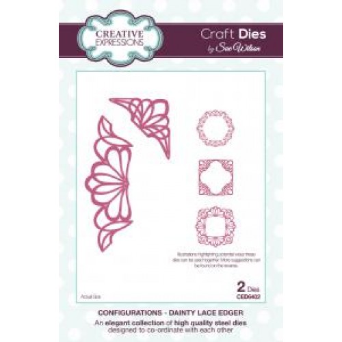 Dainty Lace Edger  - Configurations  Die Collection ced6402