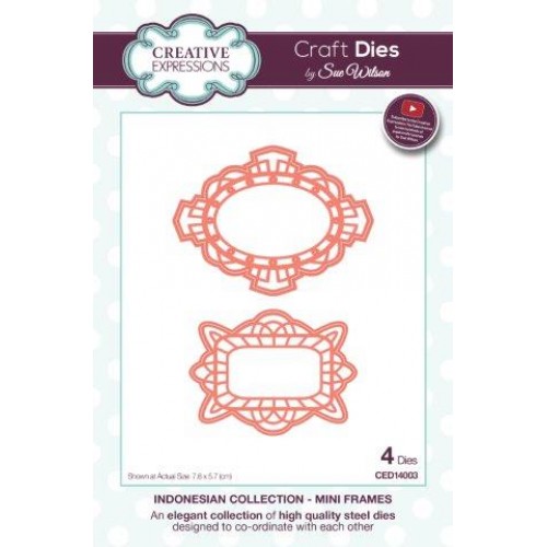 Indonesian - Mini Frames - Countries  Die Collections CED14003