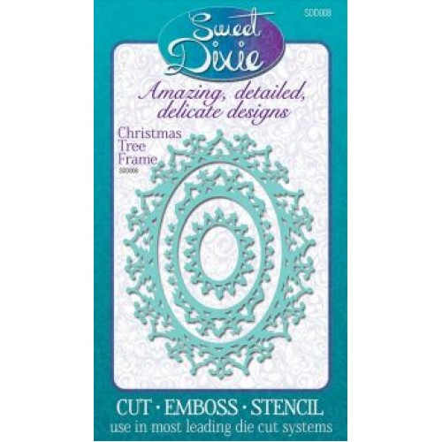 Christmas Tree Frame   - Sweet Dixie Dies