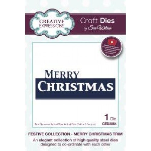 Merry Christmas Trim - Festive Collection ced3064