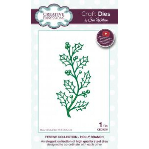 Holly Branch - Festive Collection ced3075