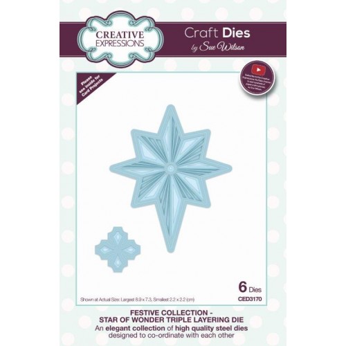 Star Of Wonder Triple Layering Die - Festive Collection ced3170