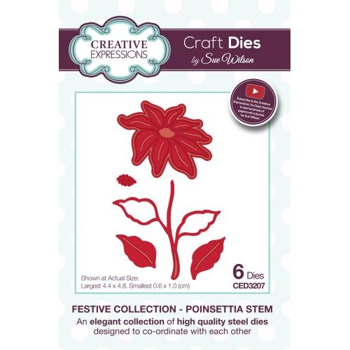 Poinsettia Stem  - Festive Collection ced3207