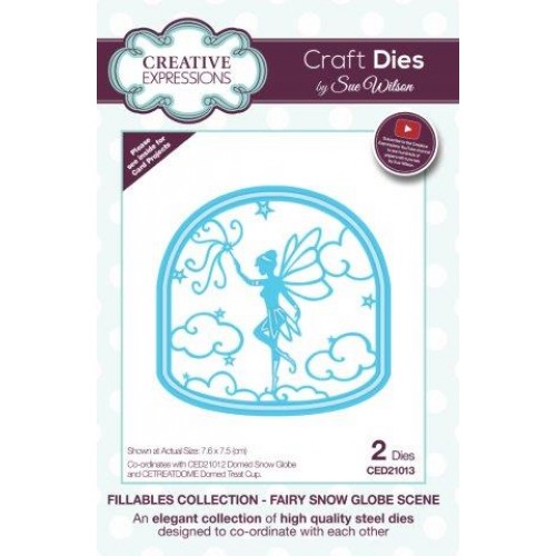 Fairy Snow Globe Scene  - Fillables Collections  	CED21013
