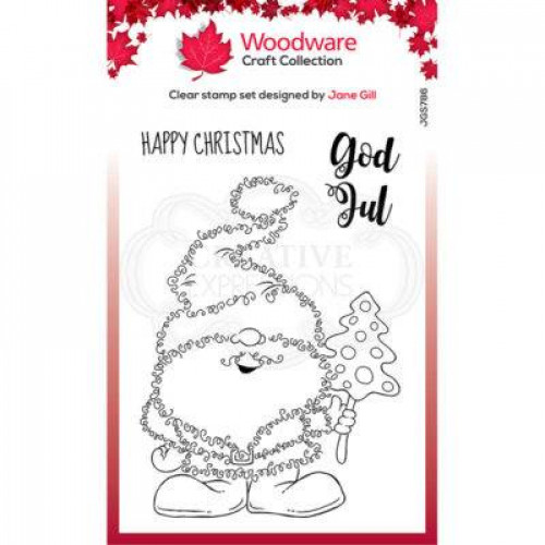 mr tomte - Woodware festive fuzzies Clear Stamps 