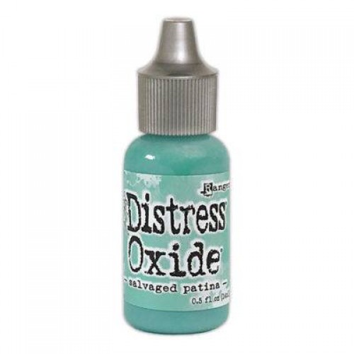 salvaged patina- Tim Holtz Distress oxide re inker