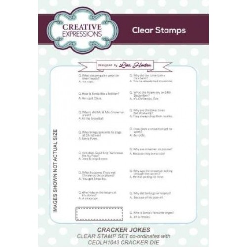 Cracker Jokes - Lisa Horton Clear stamps