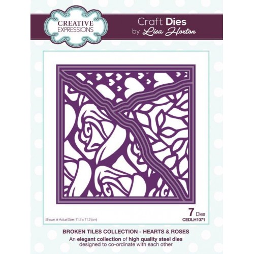 Hearts & Roses- Broken Tiles Collection
