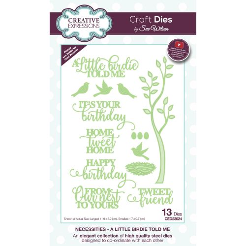 A Little Bird Told Me   - Necessities Die Collection CED23024