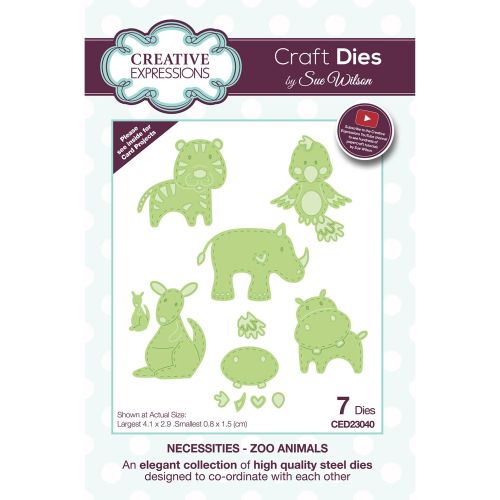 zoo animals  - Necessities Die Collection CED23040