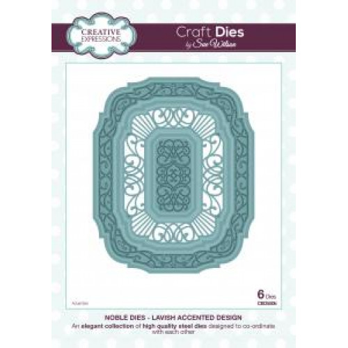Lavish Accented Designs  - Noble Die Collection ced5506