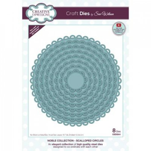 scalloped circles - noble collection ced5541