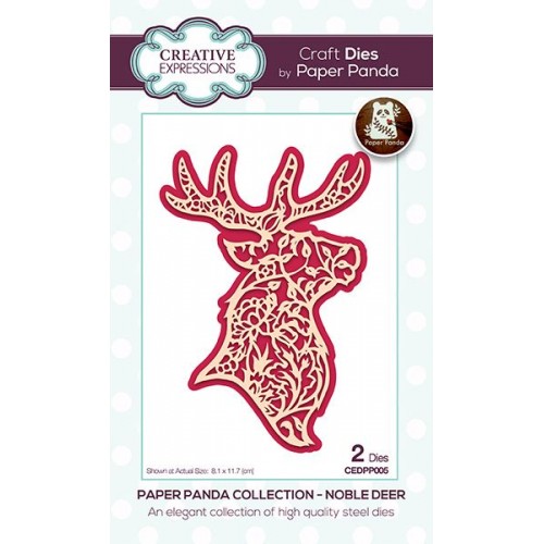 Noble Deer  - Paper Panda Craft Dies CEDPP005