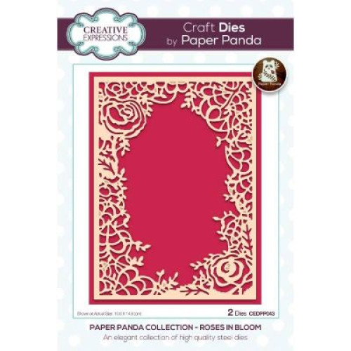 roses in bloom  - Paper Panda Craft Dies CEDPP043