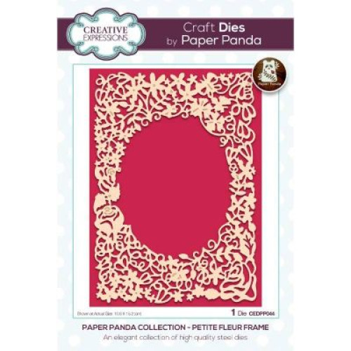 petite fleur frame  - Paper Panda Craft Dies CEDPP044