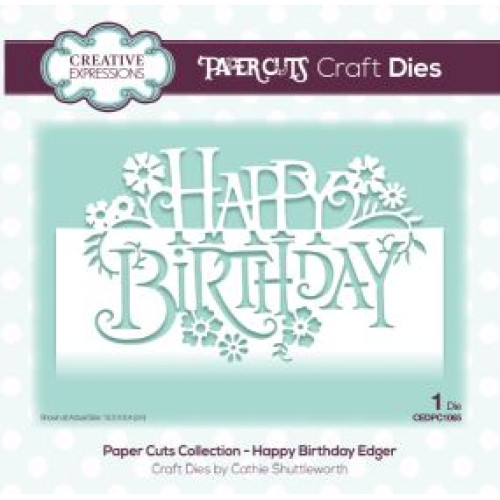happy birthday Edger  - Paper Cuts Collection CEDPC1065