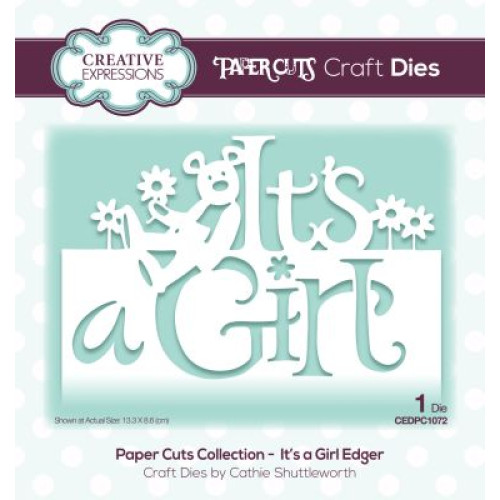 it's a girl Edger  - Paper Cuts Collection CEDPC1072