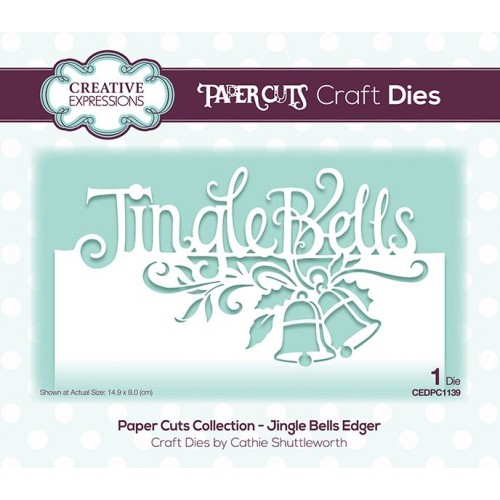 Jingle Bells Edger  - Paper Cuts Collection CEDPC1139