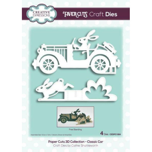 classic car - paper cuts 3D collection