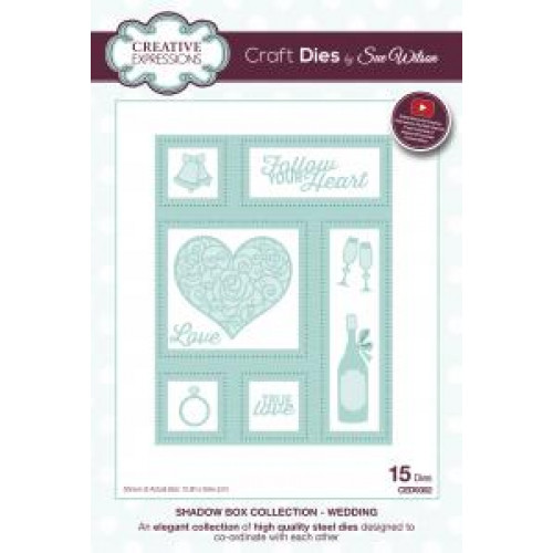 Wedding - Shadow Box Collections CED9302