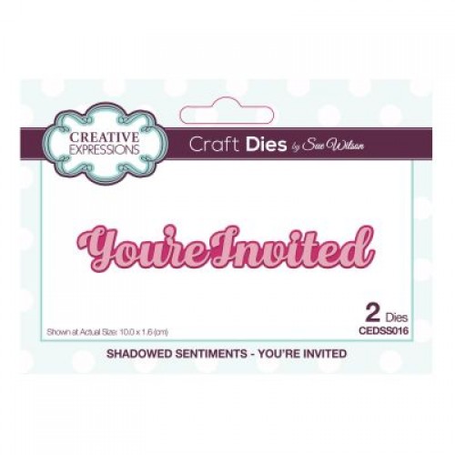 you're invited - Mini Shadowed Sentiment