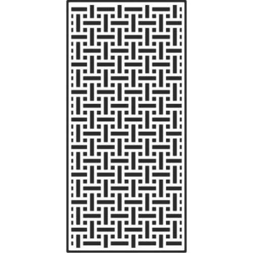 basket weave slimline stencil by sue wilson