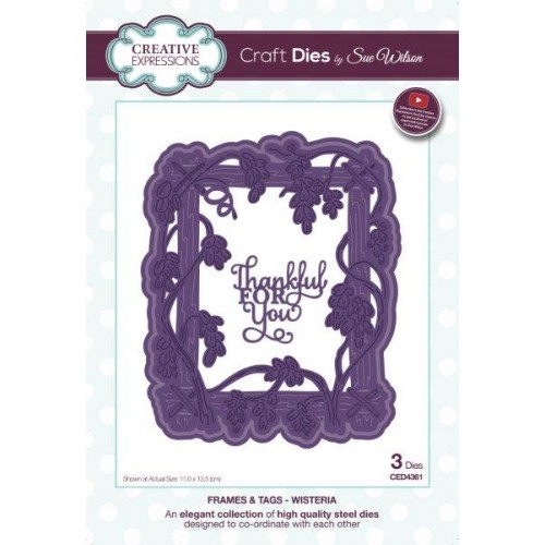 Wisteria  - Frames & Tags Die Collection ced4361