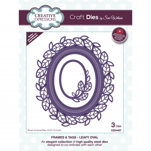 leafy oval - Frames & Tags Die Collection ced4457
